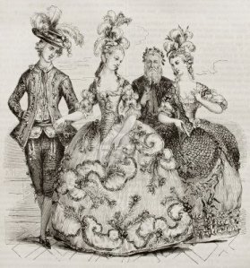 parisian costumes 1785
